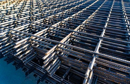 malla de refuerzo electrosoldada para construccion Malla electrosoldada de acero de refuerzo creada con varillas corrugadas