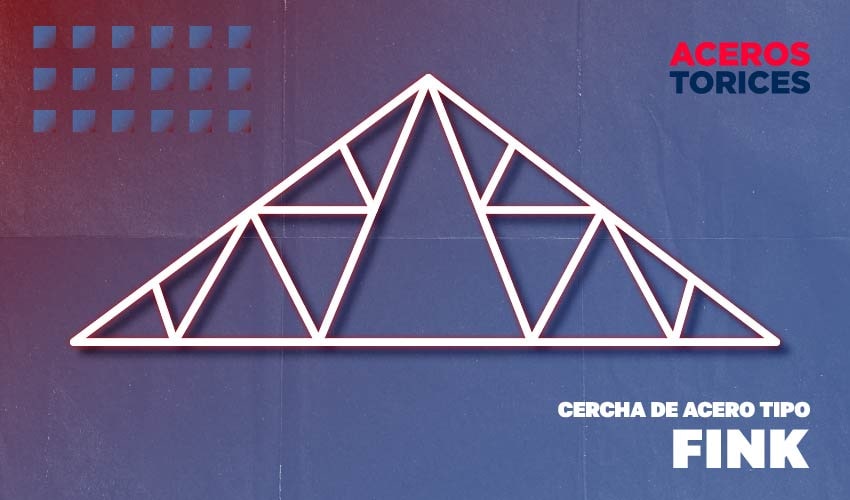 cerca de acero tipo fink Cercha de acero tipo Fink