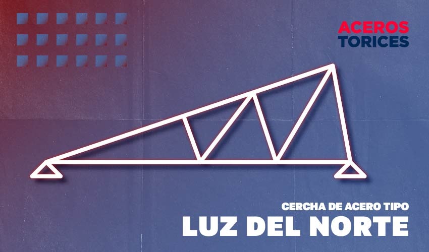 cerca de acero tipo luz de norte Cercha de acero Luz del norte
