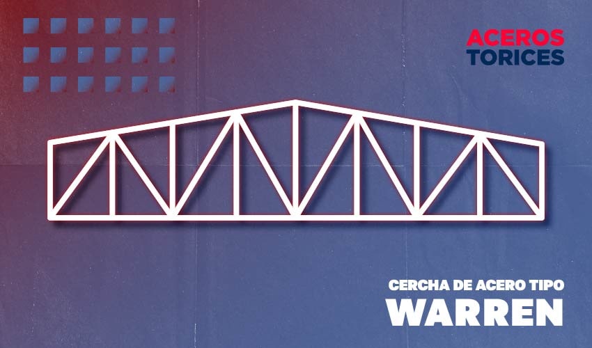 cerca de acero tipo warren Cercha de acero tipo Warren