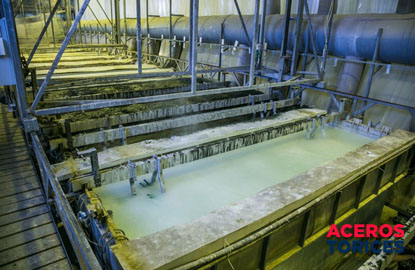 metodo por inmersion en tanque para proceso de decapado Proceso por decapado por inmersión en tanque