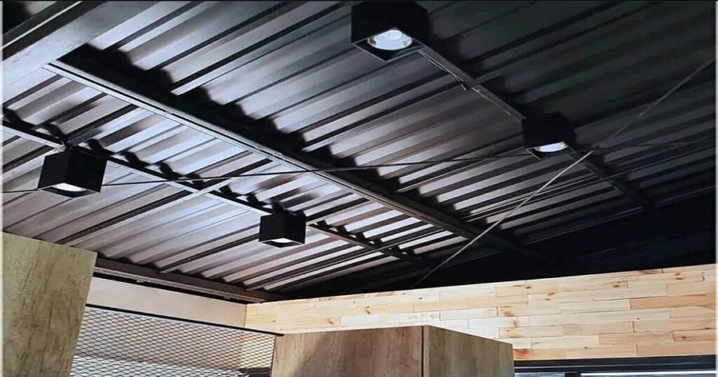techo de lamina para patio lamina acanalada r101 Cubierta económica de terraza con lámina de acero acanalada R-101