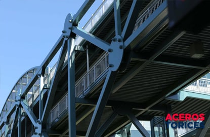 losacero como soporte de un puente Entrepiso de Losacero como soporte de un puente