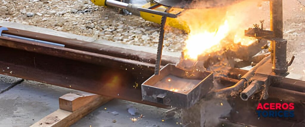 union de metales a traves de la soldadura exotermica Unión de metales a través de la soldadura exotérmica