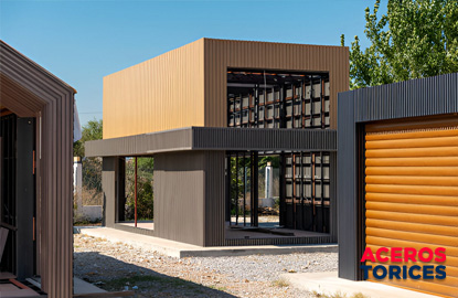 casas construidas con perfiles de acero galvanizados Casas construidas con perfiles de acero galvanizados