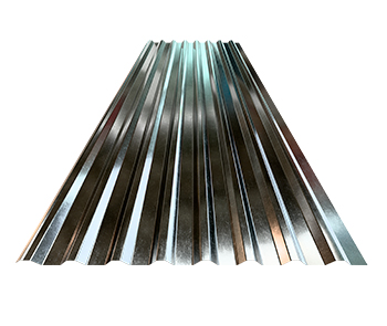 lamina r101 acabado galvanizado Lámina R101 acabado galvanizado, vista frontal con fondo blanco