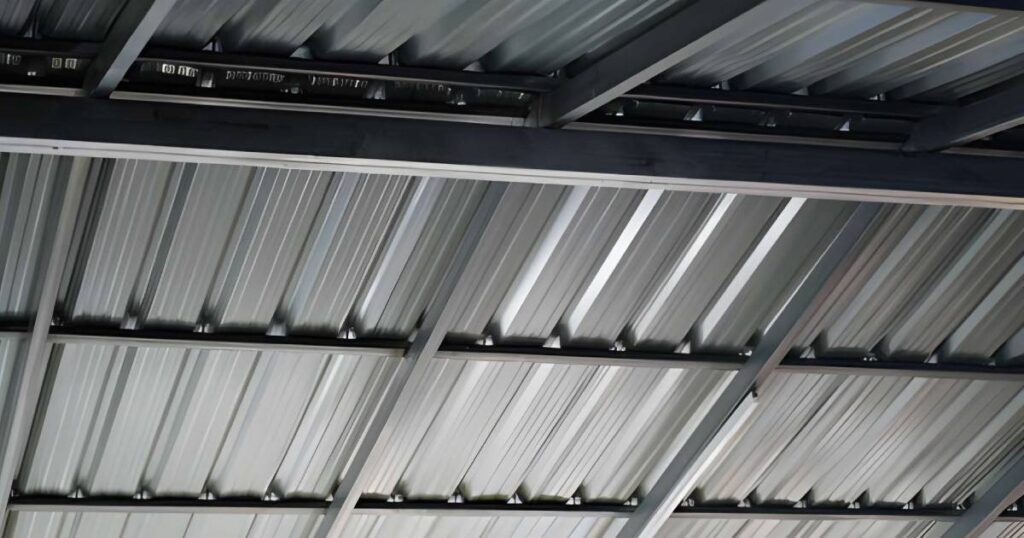 lamina galvanizada en estructura metalica industrial a dos aguas lamina galvanizada en estructura metalica industrial a dos aguas