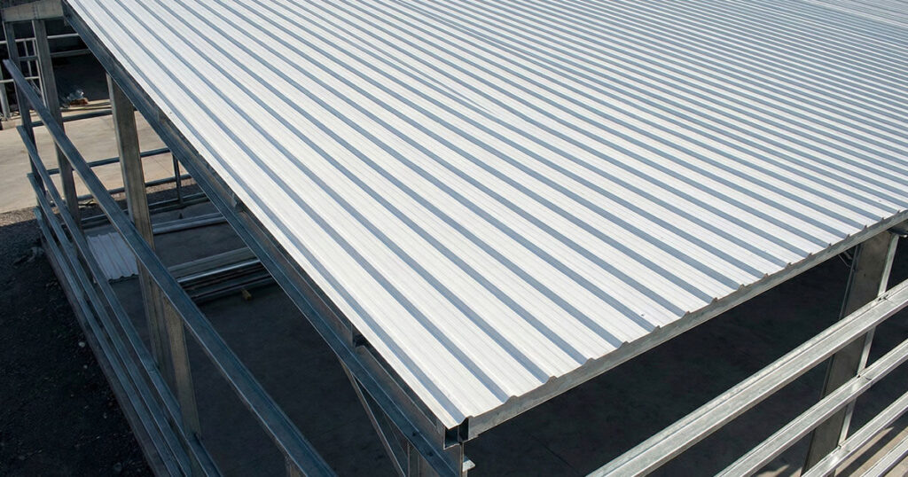 estructura ligera con cubierta de lamina de pvc 1 Estructura ligera con cubierta de lámina de PVC