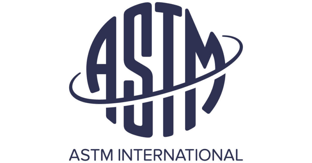 logo astm Logotipo de la Sociedad Americana para Pruebas y Materiales (ASTM)